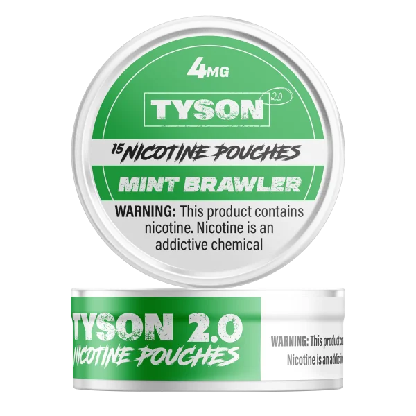 Tyson 2.0 Nicotine Pouches 5 Pack – Mint Brawler