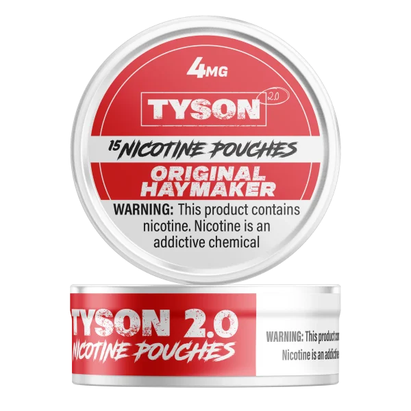 Tyson 2.0 Nicotine Pouches 5 Pack – Original Haymaker