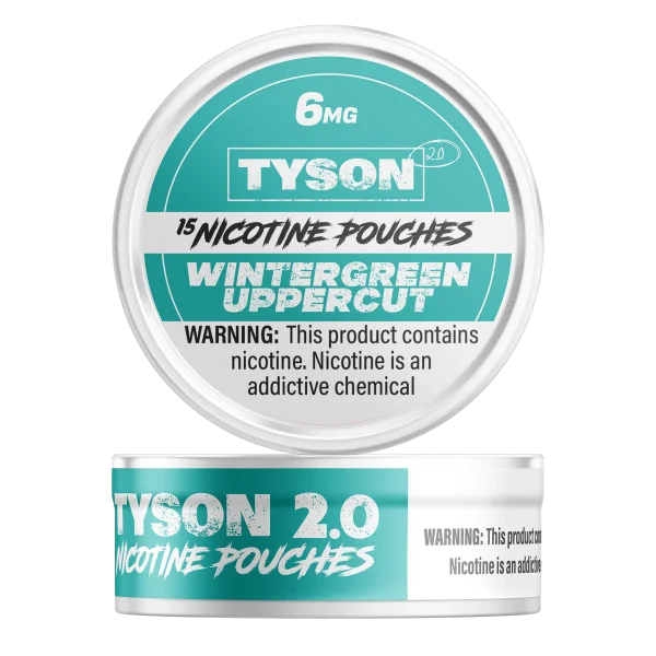 Tyson 2.0 Nicotine Pouches 5 Pack – Wintergreen Uppercut